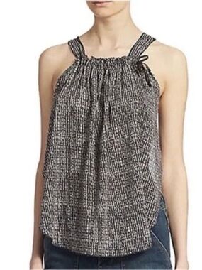 Intimately Free People Black Smocked Tank Camisole NWT
